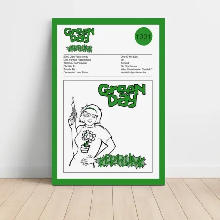 Green Day – Kerplunk! Fine Art Album Poster