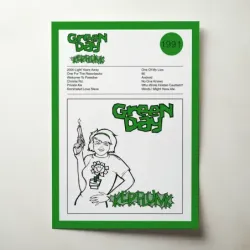 Green Day – Kerplunk! Fine Art Album Poster
