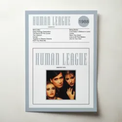 Human League – Greatest Hits Fine Art Album Poster