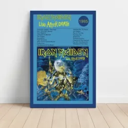 Iron Maiden – Live After Death Fine Art Album Poster