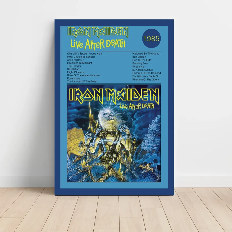 Iron Maiden – Live After Death Fine Art Album Poster