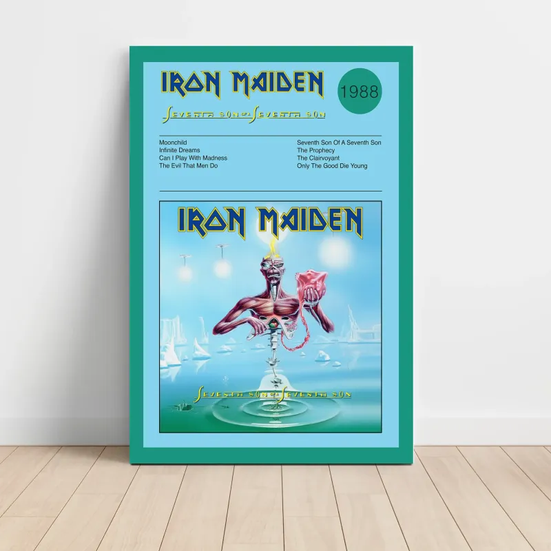 Iron Maiden – Seventh Son Of A Seventh Son Fine Art Album Poster