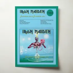 Iron Maiden – Seventh Son Of A Seventh Son Fine Art Album Poster