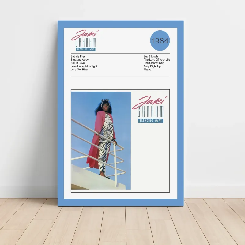 Jaki Graham – Breaking Away Fine Art Album Poster