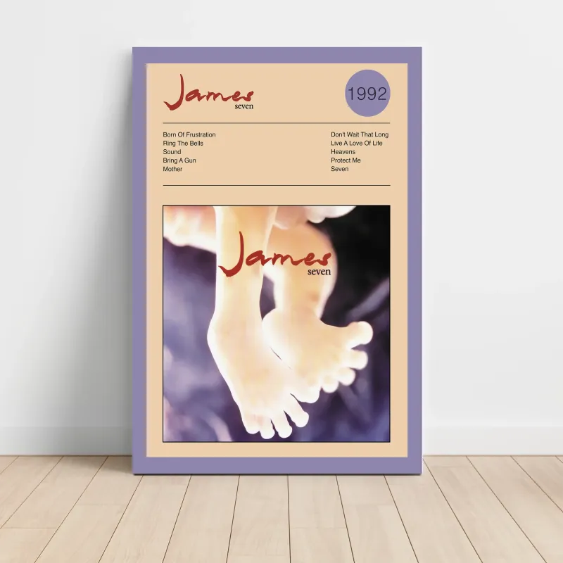 James – Seven Fine Art Album Poster