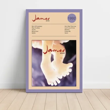James – Seven Fine Art Album Poster