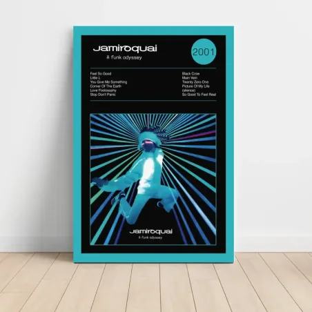 Jamiroquai – A Funk Odyssey Fine Art Album Poster