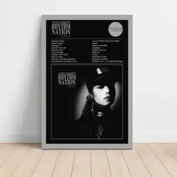 Janet Jackson – Janet Jackson's Rhythm Nation 1814 Fine Art Album Poster