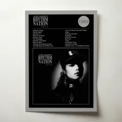 Janet Jackson – Janet Jackson's Rhythm Nation 1814 Fine Art Album Poster