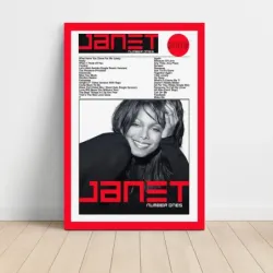 Janet Jackson – Number Ones Fine Art Album Poster