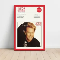 Jason Donovan – Between The Lines Fine Art Album Poster