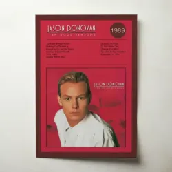 Jason Donovan – Ten Good Reasons Fine Art Album Poster