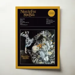 Kate Bush – Never For Ever Fine Art Album Poster