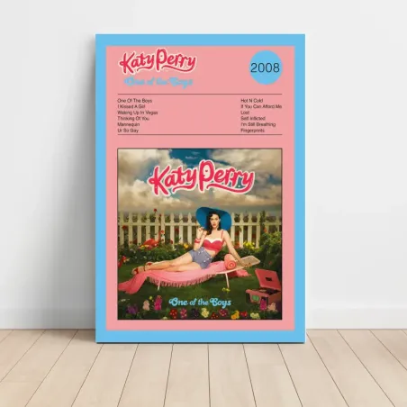 Katy Perry – One Of The Boys Fine Art Album Poster