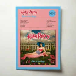 Katy Perry – One Of The Boys Fine Art Album Poster