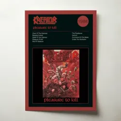 Kreator – Pleasure To Kill Fine Art Album Poster