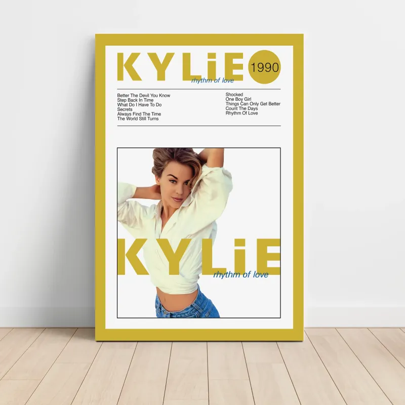 Kylie Minogue – Rhythm Of Love Fine Art Album Poster