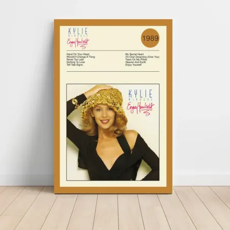 Kylie Minogue – Enjoy Yourself Fine Art Album Poster