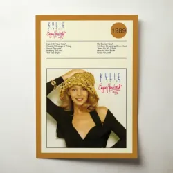 Kylie Minogue – Enjoy Yourself Fine Art Album Poster