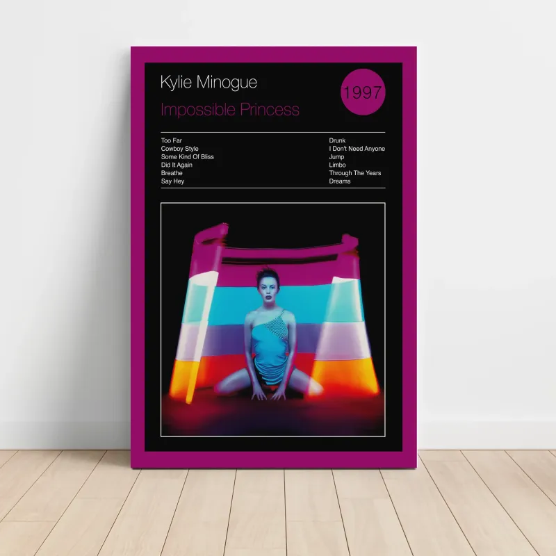 Kylie Minogue – Impossible Princess Fine Art Album Poster