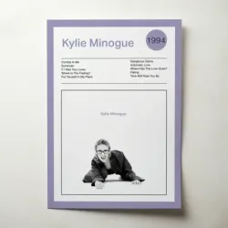 Kylie Minogue – Kylie Minogue Fine Art Album Poster