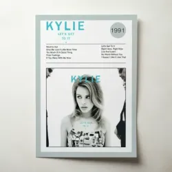 Kylie Minogue – Let's Get To It Fine Art Album Poster