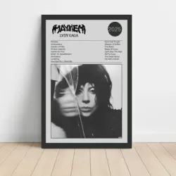 Lady Gaga – Mayhem Fine Art Album Poster