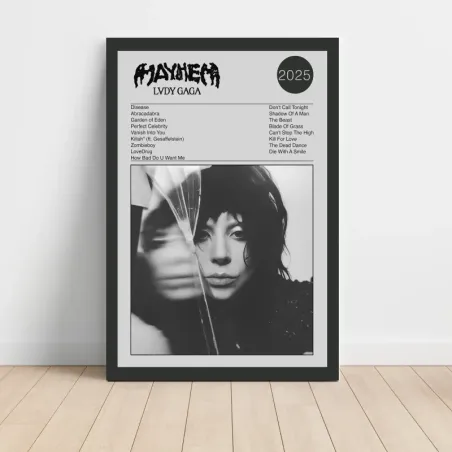Lady Gaga – Mayhem Fine Art Album Poster