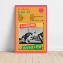 Leo Kottke – Burnt Lips Fine Art Album Poster