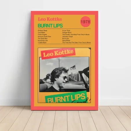 Leo Kottke – Burnt Lips Fine Art Album Poster