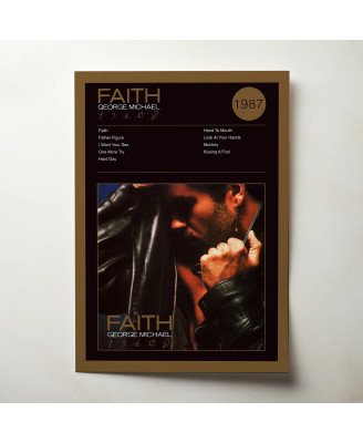 George Michael – Faith Fine Art Album Poster