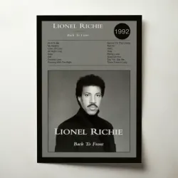 Lionel Richie – Back To Front Fine Art Album Poster