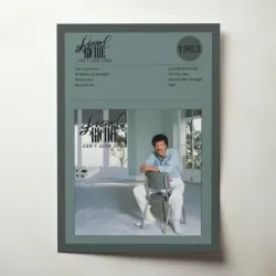 Lionel Richie – Can't Slow Down Fine Art Album Poster