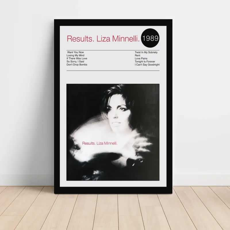 Liza Minnelli – Results Fine Art Album Poster