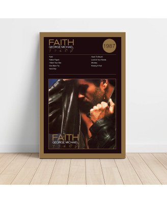 George Michael – Faith Fine Art Album Poster