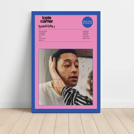 Loyle Carner – Hopefully! Fine Art Album Poster
