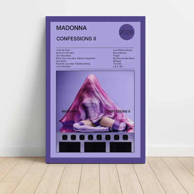 Madonna – Confessions II Fine Art Album Poster