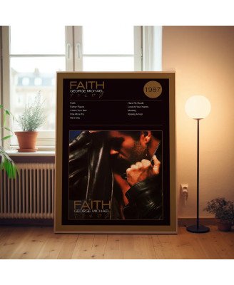 George Michael – Faith Fine Art Album Poster