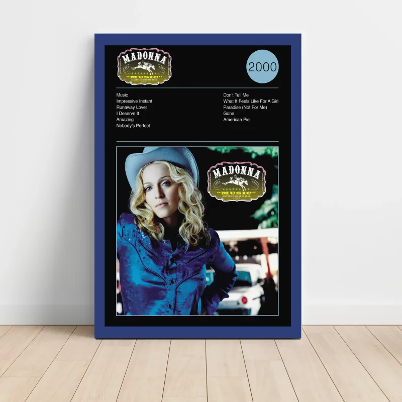 Madonna – Music Fine Art Album Poster