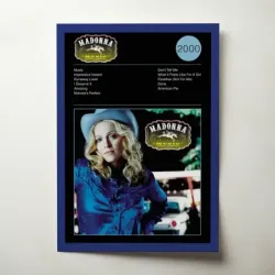 Madonna – Music Fine Art Album Poster
