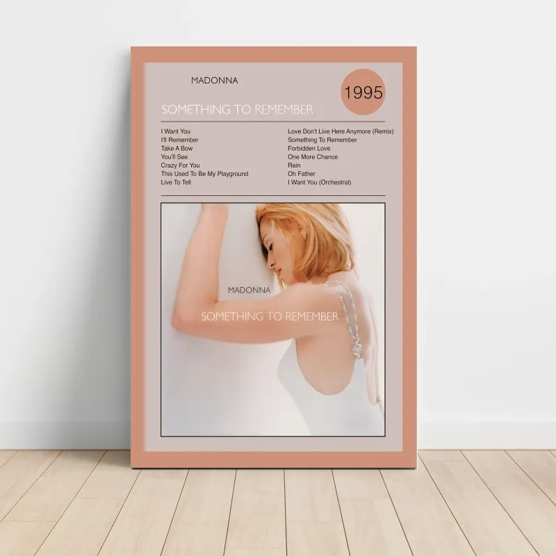 Madonna – Something To Remember Fine Art Album Poster