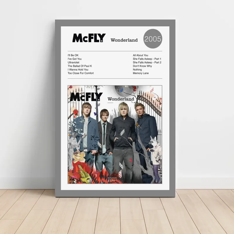 McFly – Wonderland Fine Art Album Poster