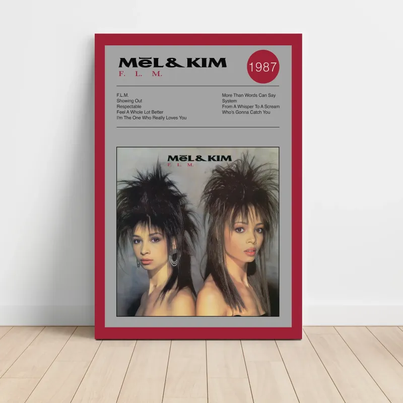 Mel & Kim – F.L.M. Fine Art Album Poster
