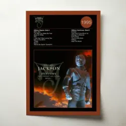 Michael Jackson – HIStory - Past, Present And Future - Book I Fine Art Album Poster