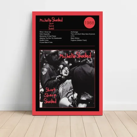 Michelle Shocked – Short Sharp Shocked Fine Art Album Poster