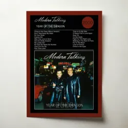 Modern Talking – 2000 - Year Of The Dragon Fine Art Album Poster