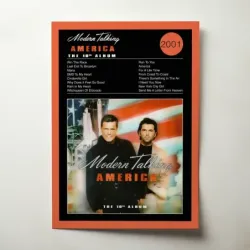 Modern Talking – America - The 10th Album Fine Art Album Poster