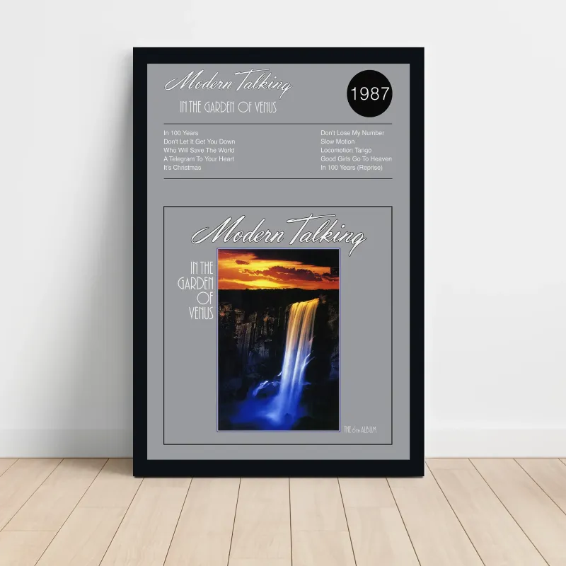 Modern Talking – In The Garden Of Venus - The 6th Album Fine Art Album Poster