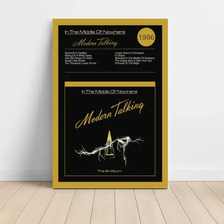 Modern Talking – In The Middle Of Nowhere - The 4th Album Fine Art Album Poster