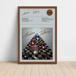 Modern Talking – Let's Talk About Love (The 2nd Album) Fine Art Album Poster